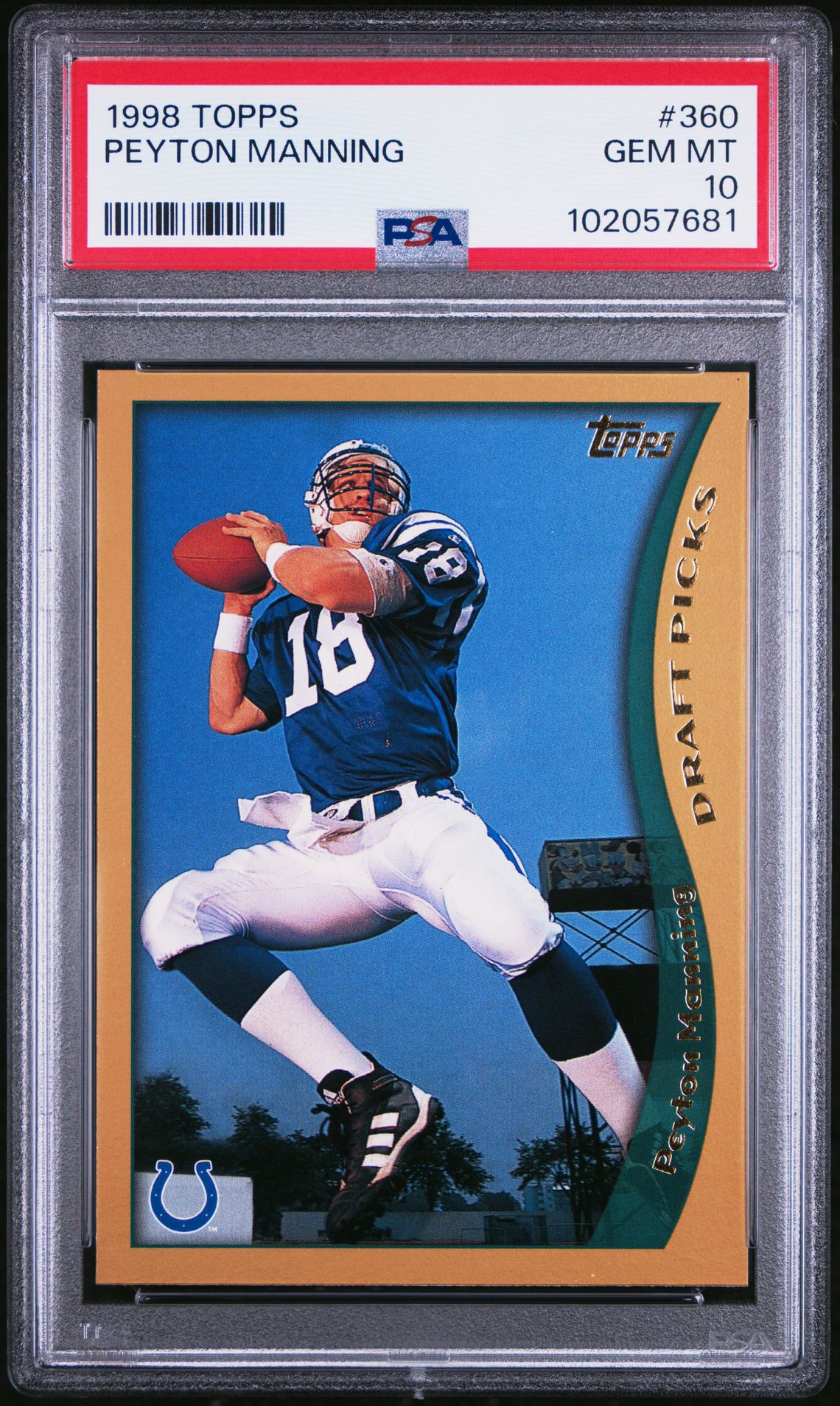 1998 Topps TOPPS #360 Peyton Manning front