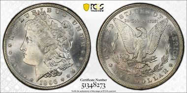 1896 $1 MS67