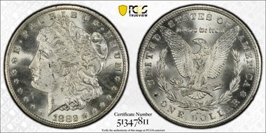 1882-CC $1 MS63