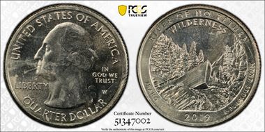 2019-W 25C Frank Church River of No Return NP MS65