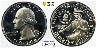 1976-S 25C Silver PR69DCAM