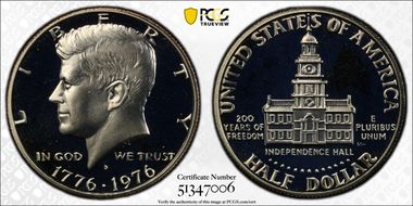 1976-S 50C Clad PR68CAM