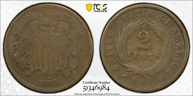 1865 2C Fancy 5 AG3BN
