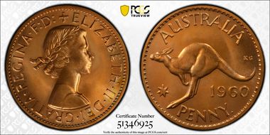 1960 Y. (p) 1D PR67RD