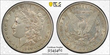 1884-S $1 XF40