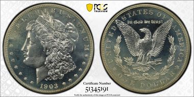 1903 $1 PR67