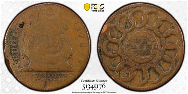 1787 Fugio 1C States United, 4 Cinq N1BN