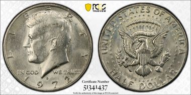 1972-D 50C No "FG" FS-901 N1