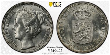 1907 1/2 G KM-121.2  Ag MS62