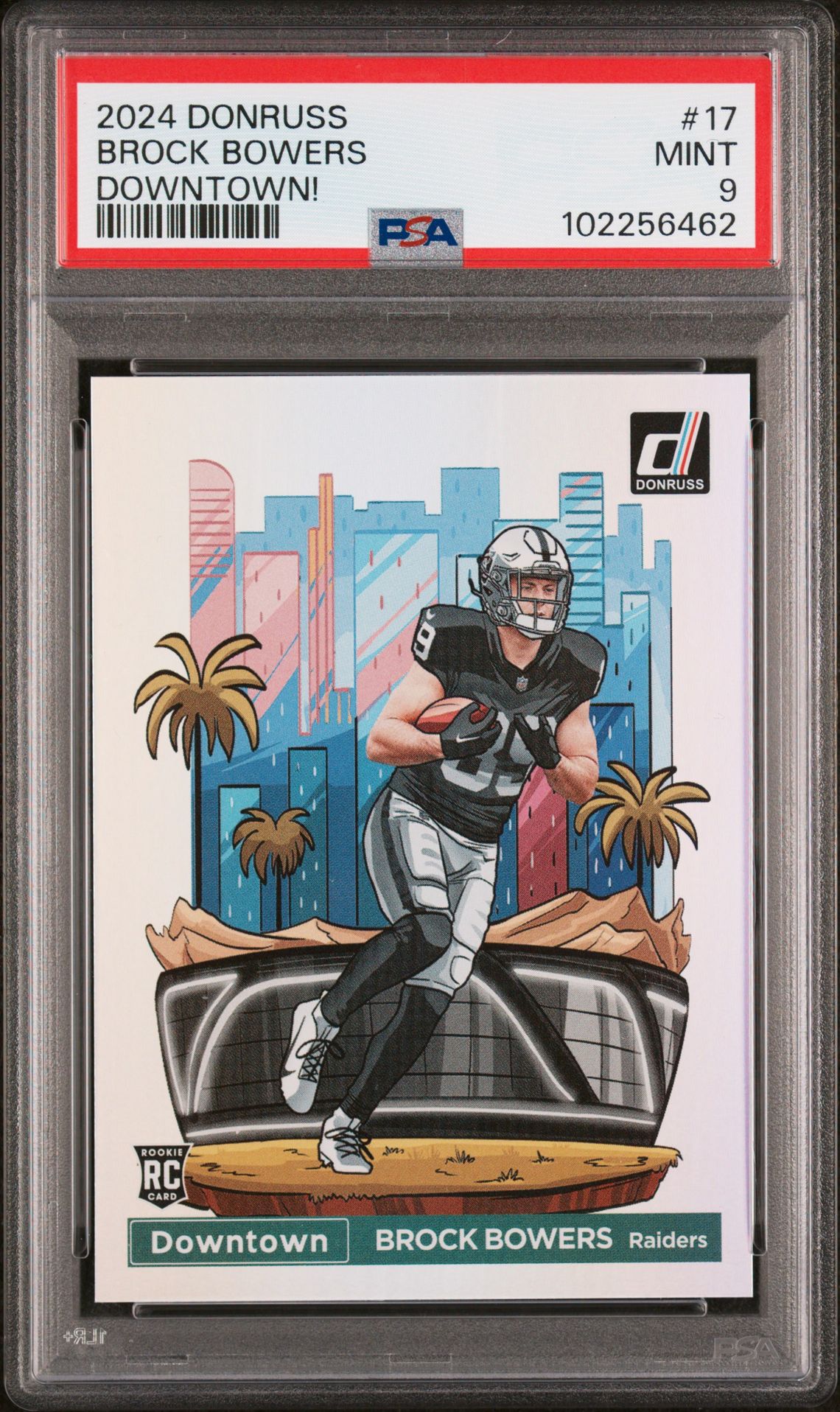 2024 Panini PANINI DONRUSS DOWNTOWN! #17 Brock Bowers front