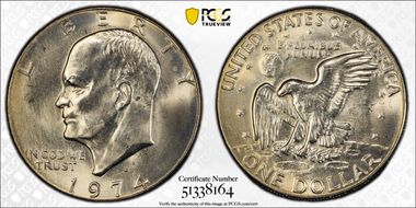 1974-D $1 MS65