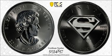 2016 $5 Superman MS69