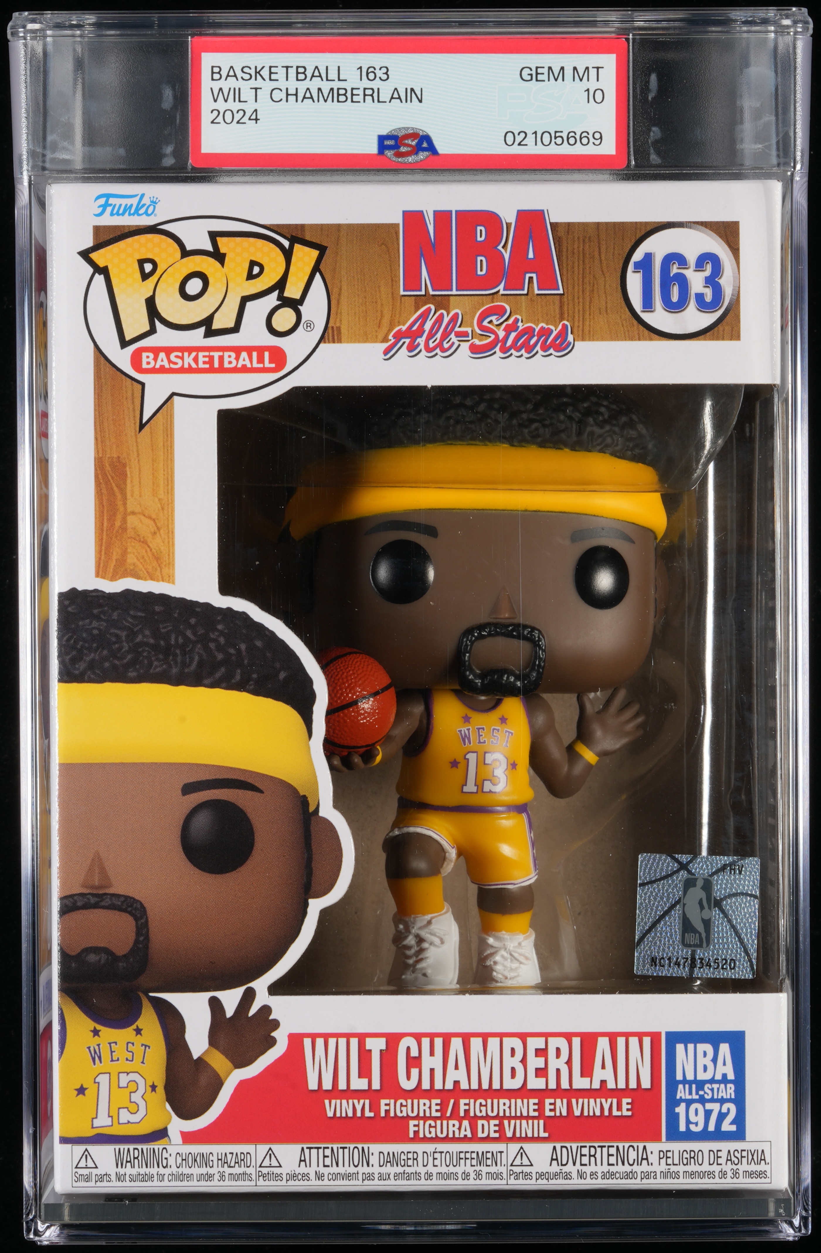 Basketball 163 Wilt Chamberlain 2023