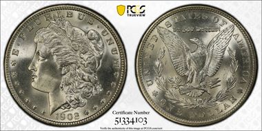 1902 $1 MS67