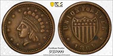 1864 CWT F-51/342a, Union For Ever XF45BN