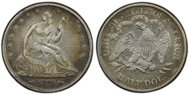 1874 50C VF35