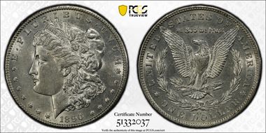 1890-CC $1 AU55
