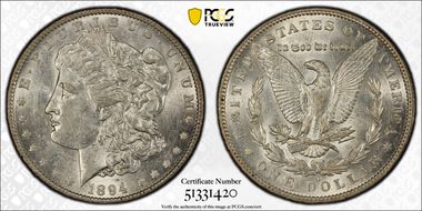 1894-O $1 AU55