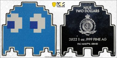 2022 $2 Inky Pac-Man Colorized PR65DCAM