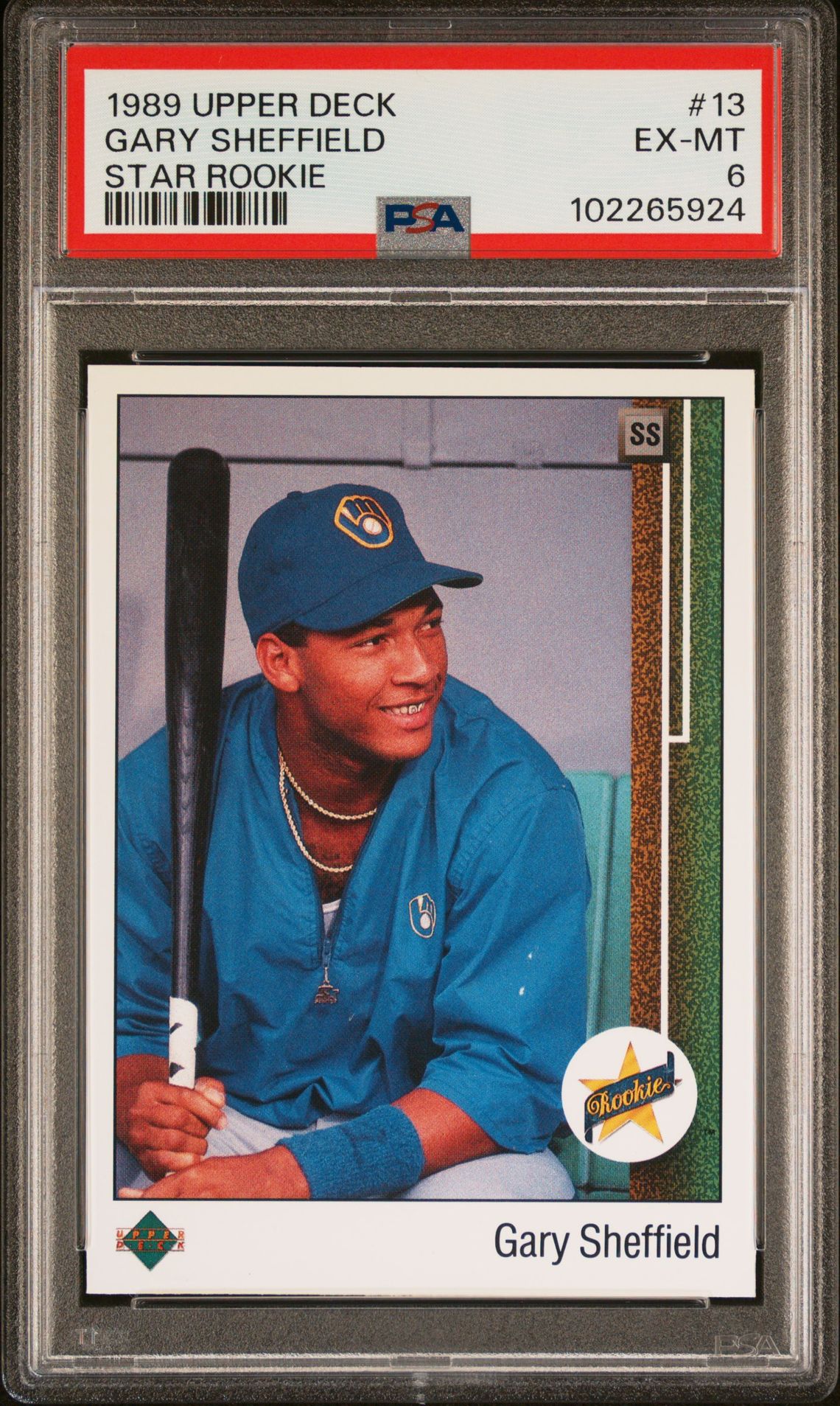1989 Upper Deck UPPER DECK #13 Gary Sheffield front
