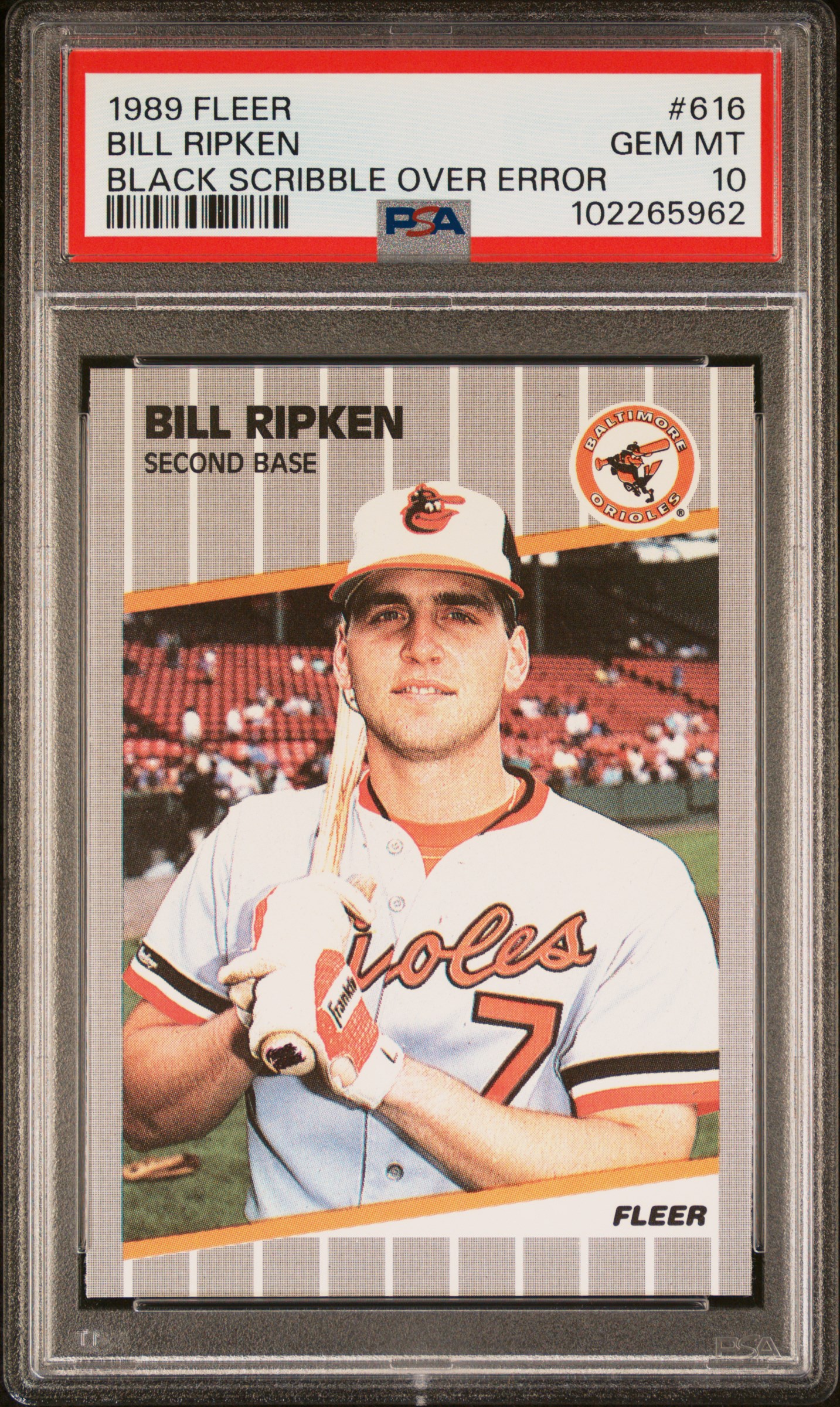 Bill Ripken 1989 Fleer