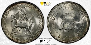 1938 50C New Rochelle MS66
