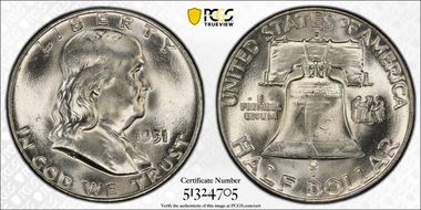1951-D 50C MS65FBL