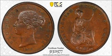 1852 1/2D S-3949 MS63BN