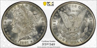 1881-CC $1 MS64