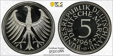 1965-G 5 Mk J-387 PR67DCAM