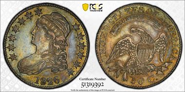 1826 50C AU53