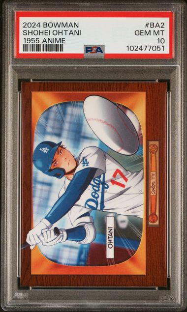 2024 Bowman 1955 Bowman Anime Shohei Ohtani #Ba2 Gem Mt 10 front