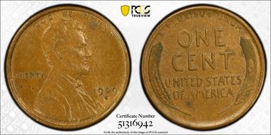 1909-S 1C Lincoln MS62BN