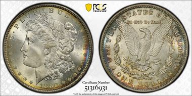1880 $1 MS66