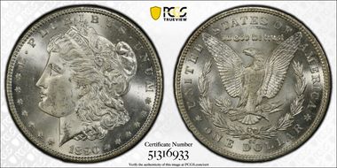 1890-CC $1 MS64