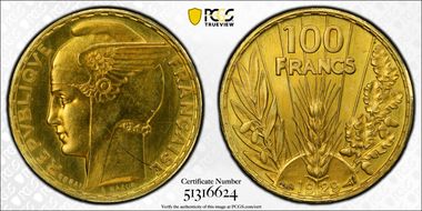 1929 P100 Fr Maz-2531b Piefort Essai SP61