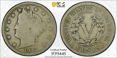 1912-S 5C VG10