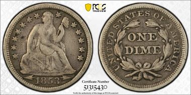 1853 10C Arrows, F-111, Unhubbed N1