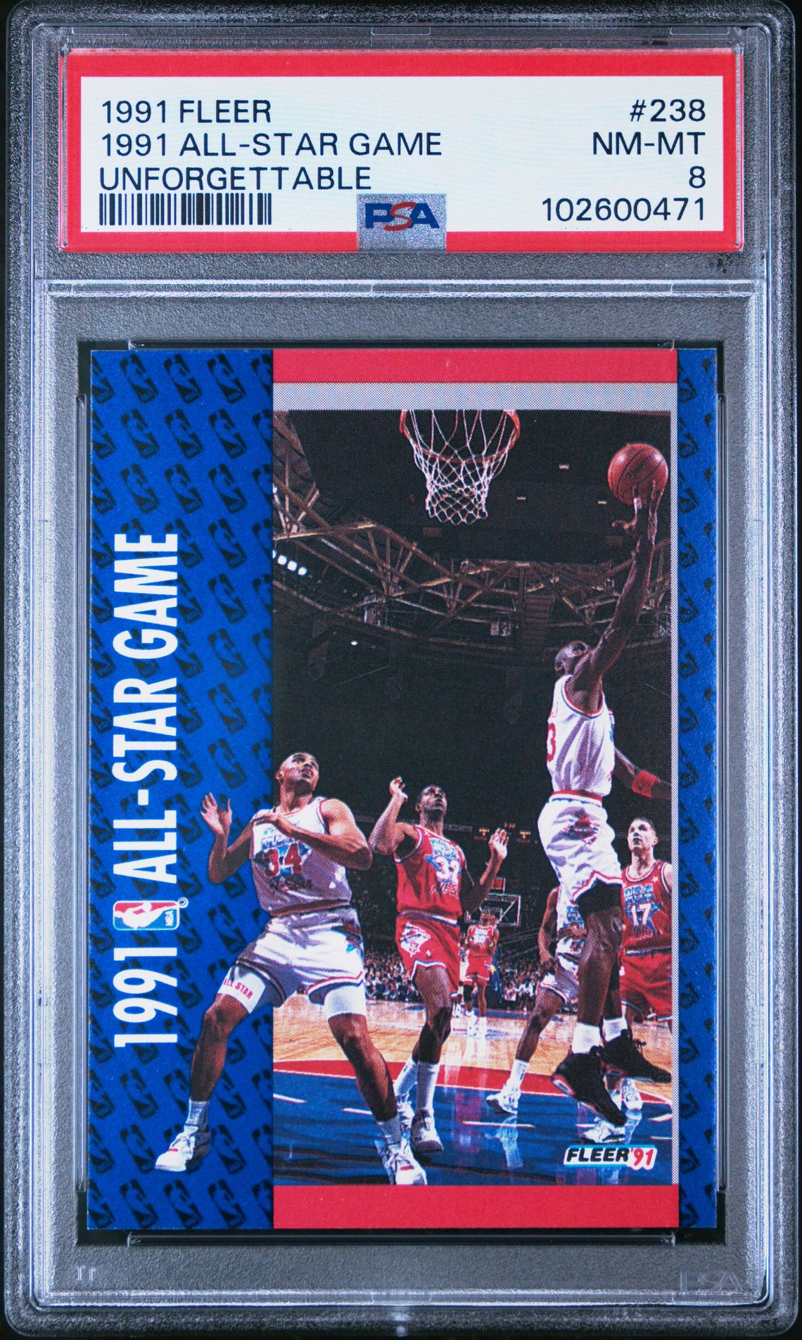 1991 Fleer 1991 All-Star Game #238 (Unforgettable) Nm-Mt 8 front