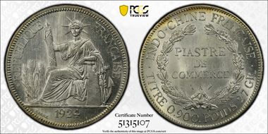 1924-A Piastre Lec-300 MS63