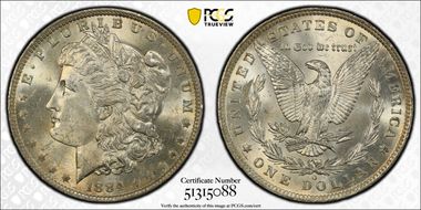 1884-O $1 MS64