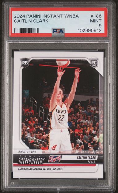 2024 Panini Instant Wnba Caitlin Clark #186 Mint 9 front