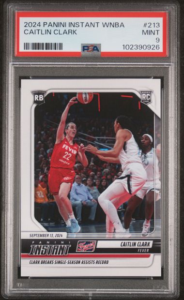2024 Panini Instant Wnba Caitlin Clark #213 Mint 9 front