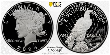 2024-S $1 Peace Dollar First Strike PR70DCAM