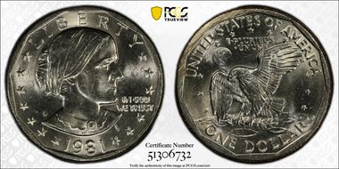 1981-S SBA$1 MS64