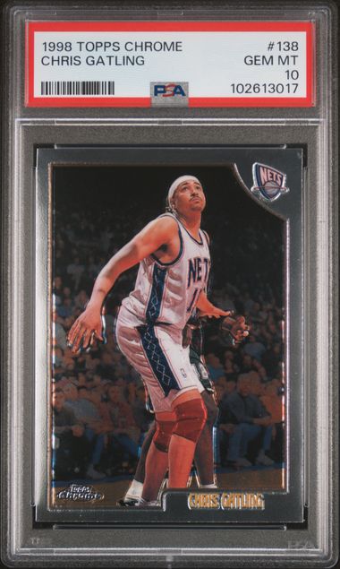 1998 Topps Topps Chrome #138 Chris Gatling front