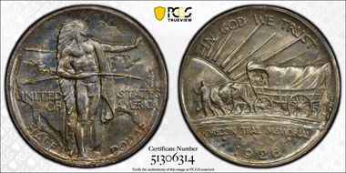 1926-S 50C Oregon MS65