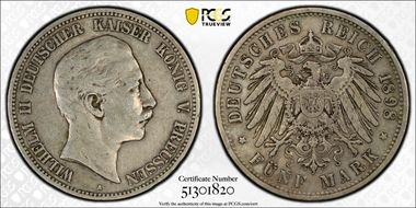 1898-A 5 Mk J-104 VF35