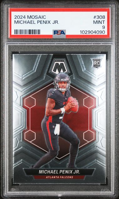 2024 Panini Mosaic Michael Penix Jr. #308 Mint 9 front