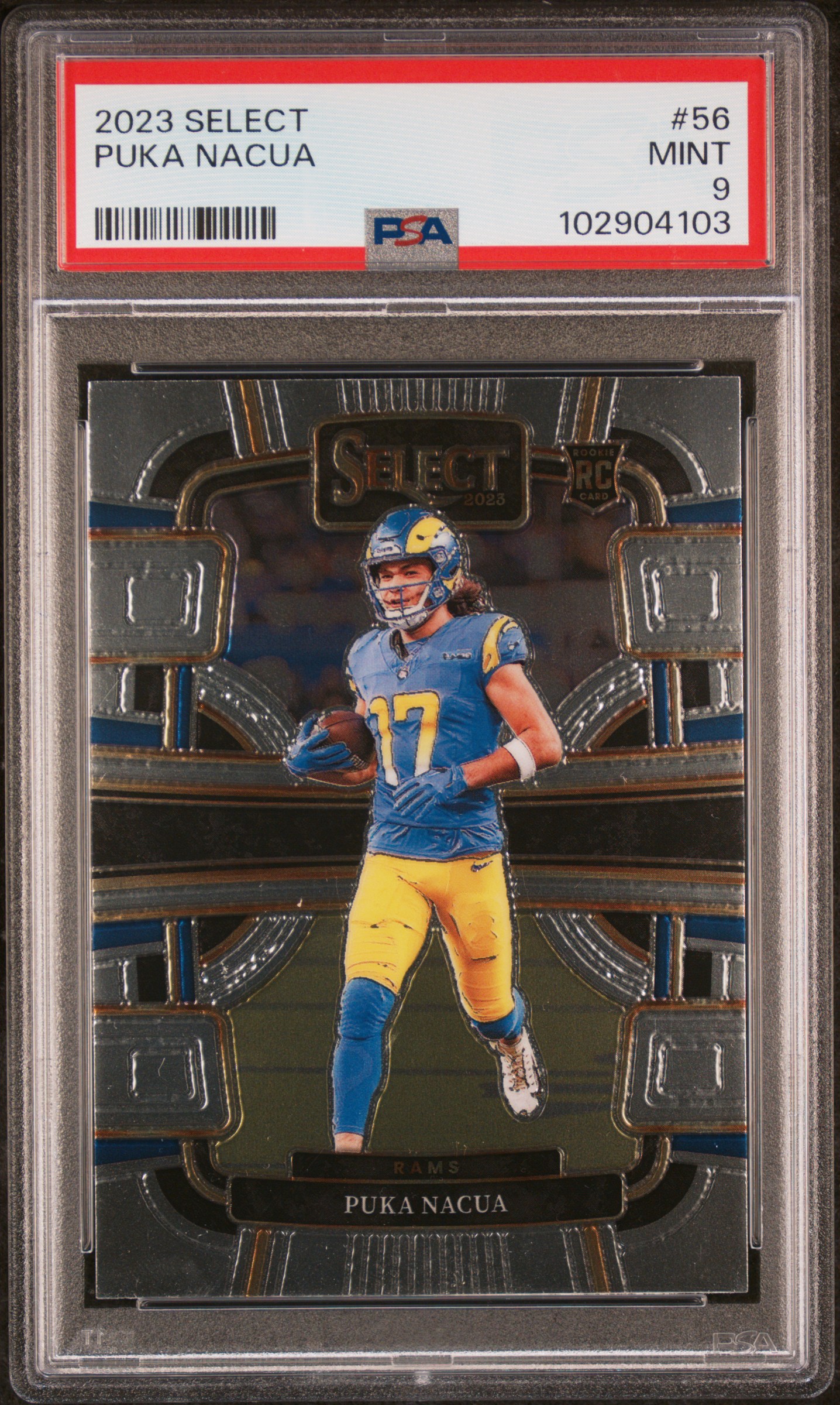 2023 Panini Select Puka Nacua #56 Mint 9 front